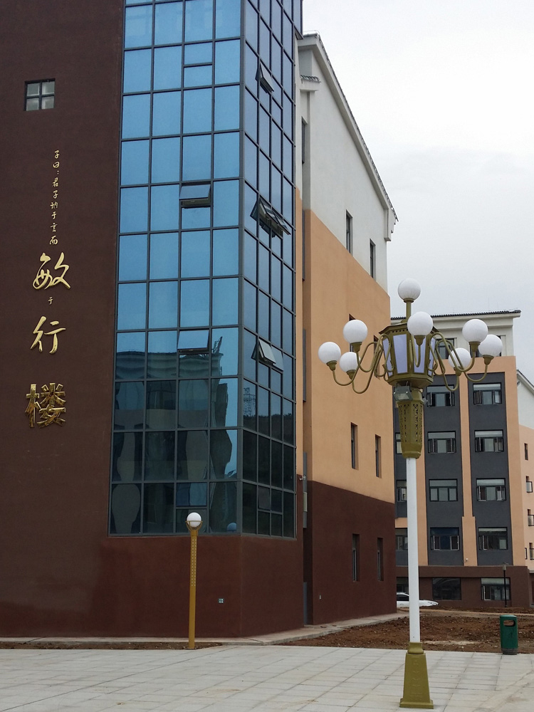 西安學(xué)校庭院景觀(guān)燈