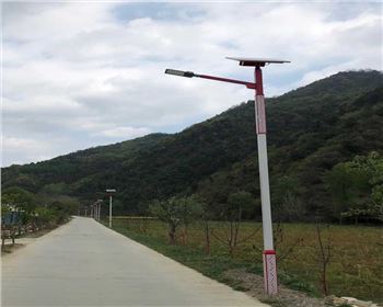 陜西新農村太陽能路燈-陜西隴南路燈項目